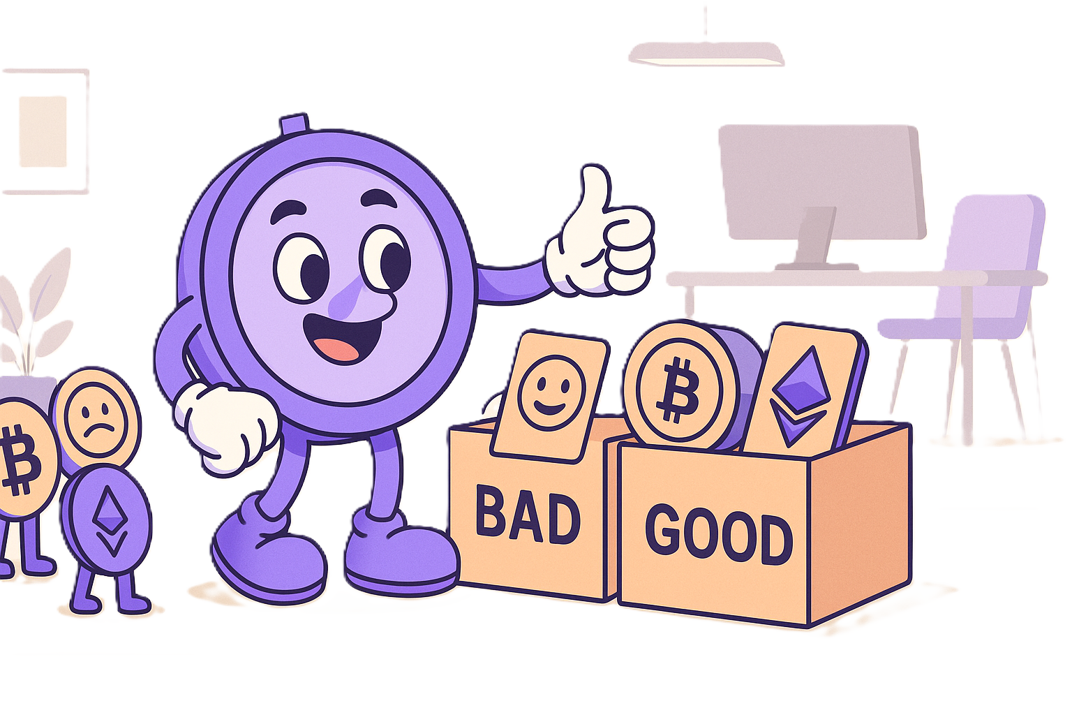 Crypto Cloud Illustration